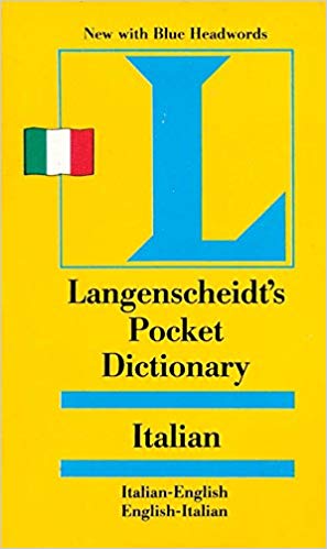 Goyal Saab Foreign Language Dictionaries Italian - English / English - Italian Langenscheidt Pocket Italian Dictionary